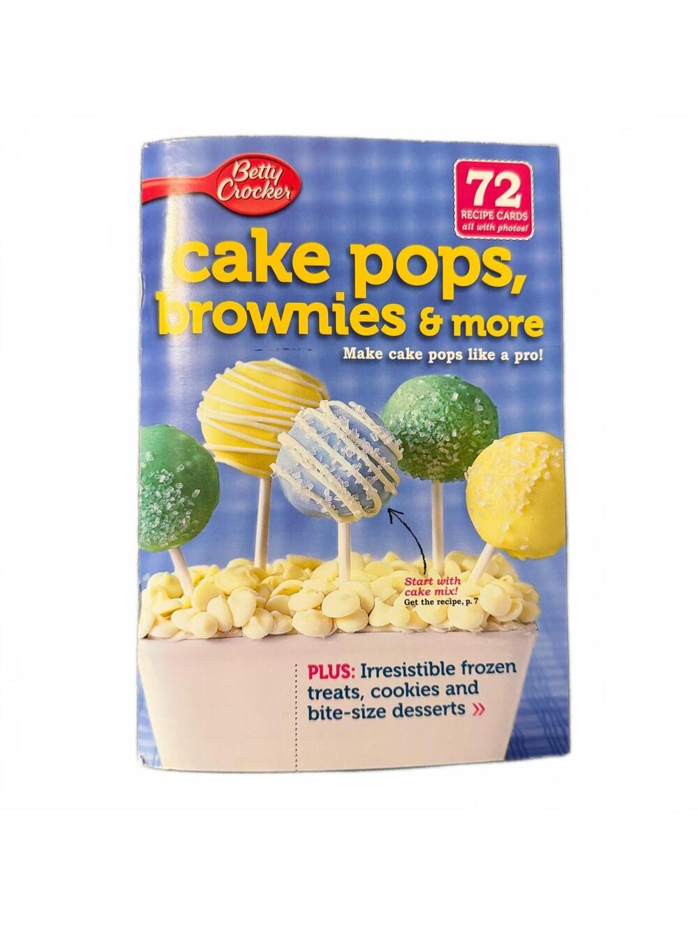 Betty Crocker Cake Pops, Brownies & More Recipe Cards Book